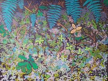 Painting titled "Island Series #9" by Maria Kozyrenko, Original Artwork, Pastel