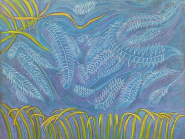 Malerei mit dem Titel "Island Series #17" von Maria Kozyrenko, Original-Kunstwerk, Pastell