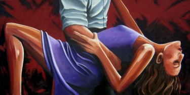 Painting titled "Embrace" by Mark Haywood, Original Artwork, Oil