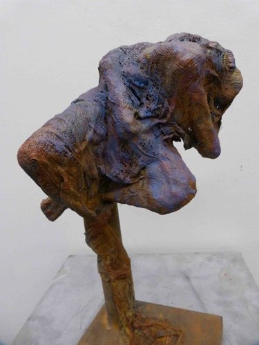 Sculpture intitulée "Equilibre" par Markus Nine, Œuvre d'art originale