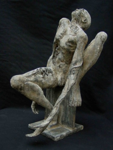 Sculpture intitulée "Buto Dancer III" par Markus Nine, Œuvre d'art originale