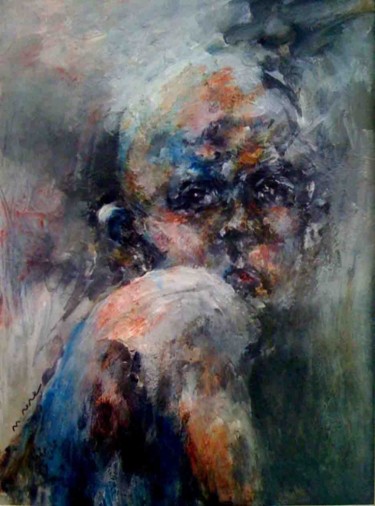 Peinture intitulée "Portrait V" par Markus Nine, Œuvre d'art originale