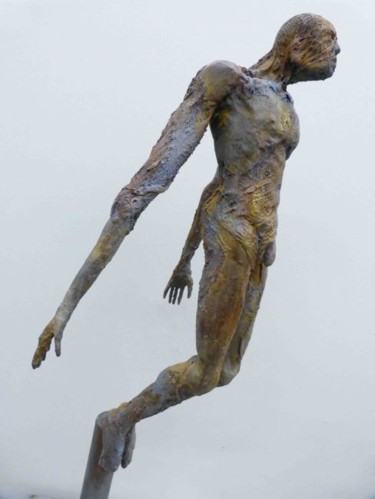 Sculpture intitulée "Équilibre-II" par Markus Nine, Œuvre d'art originale