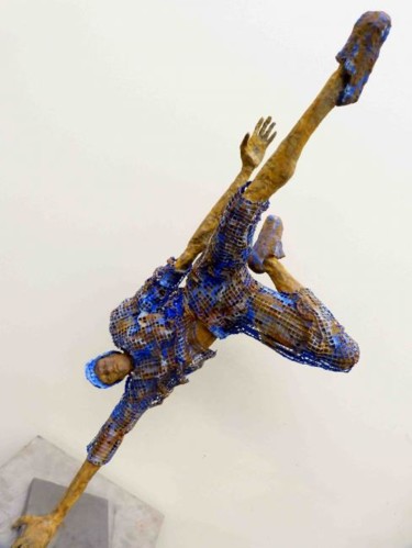 Γλυπτική με τίτλο "Blue Hip Hop Dancer" από Markus Nine, Αυθεντικά έργα τέχνης