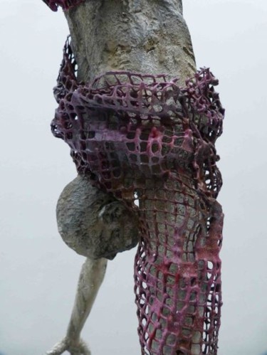 Sculpture intitulée "Pink Hip Hop Dancer…" par Markus Nine, Œuvre d'art originale