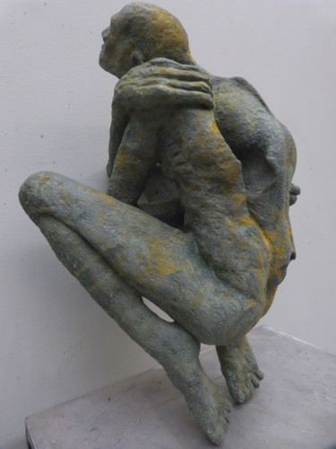 Sculpture intitulée "human-gargoyle-muta…" par Markus Nine, Œuvre d'art originale