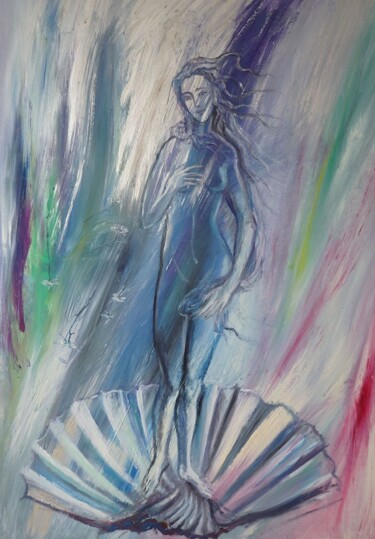 Schilderij getiteld "Venus" door Marlen Schindler, Origineel Kunstwerk, Olie