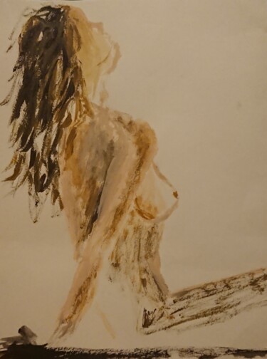 Картина под названием "Mars2012" - Marlène Bonnaffé, Подлинное произведение искусства, Акрил
