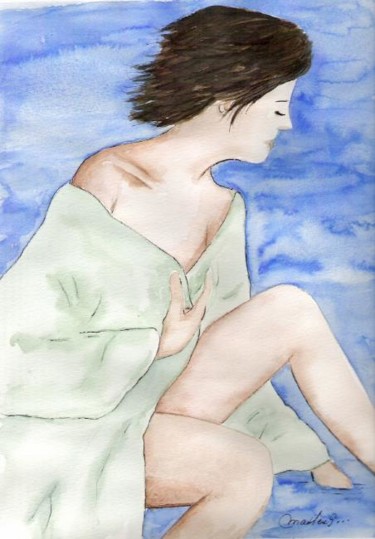 Peinture intitulée "Rêverie" par Marlen Guérin, Œuvre d'art originale, Huile