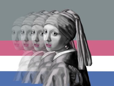 Digitale Kunst mit dem Titel "Hollands glorie" von Marlies Van Leeuwen, Original-Kunstwerk, Digitale Malerei