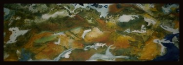 Peinture intitulée "Terra" par Marlima Win, Œuvre d'art originale, Aquarelle