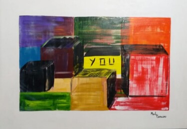 Peinture intitulée "You" par Marly Genuino, Œuvre d'art originale, Acrylique