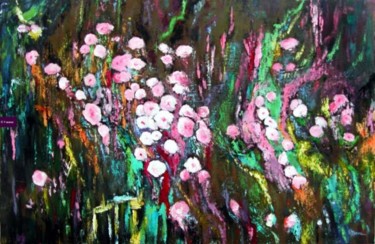 Peinture intitulée "couleurs printemps" par Marna, Œuvre d'art originale