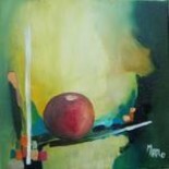Painting titled "pomme d api" by Maro Scott-Rorive, Original Artwork