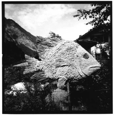 Sculpture intitulée "poisson" par Julien Marolf, Œuvre d'art originale
