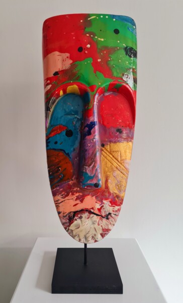 Skulptur mit dem Titel "Fang" von Maroschka Gillotte, Original-Kunstwerk, Acryl