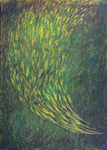 Painting titled "A night wind move" by Mariya Smirnova, Original Artwork, Pastel