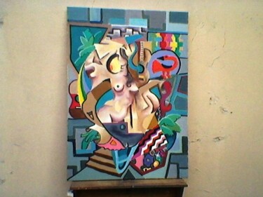 Painting titled "composia_a_o_leveme…" by Marques Da Silva, Original Artwork