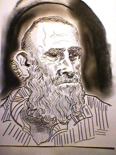 Desenho intitulada "homem" por Marques Da Silva, Obras de arte originais