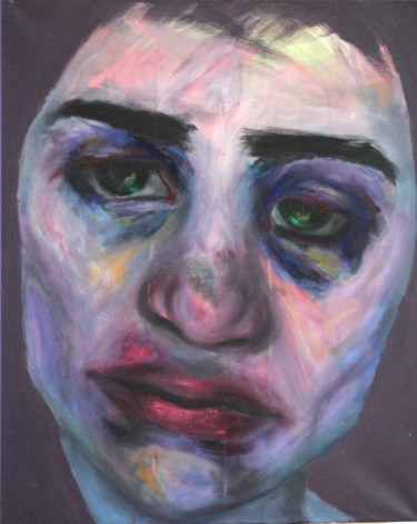 Painting titled "HERPES" by Marina Clemente, Original Artwork, Acrylic