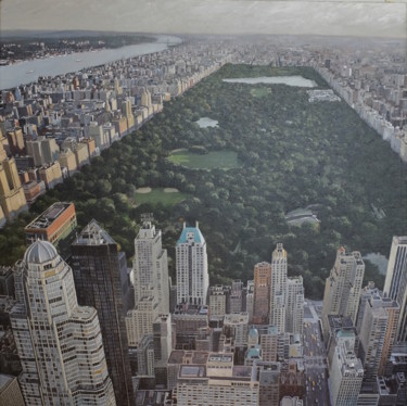 Картина под названием "New York" - Jean-Marie Gregoire, Подлинное произведение искусства, Акрил