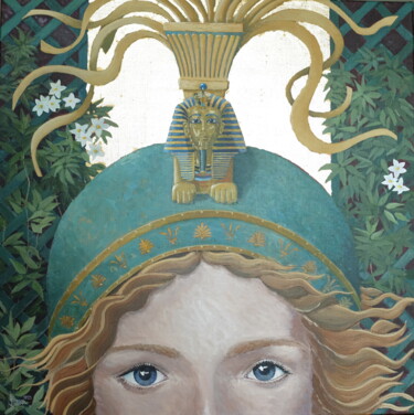 Pintura titulada "Pallas Athena" por Jean-Marie Gregoire, Obra de arte original, Acrílico Montado en Bastidor de camilla de…
