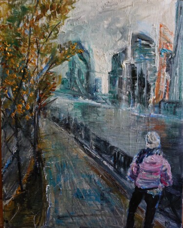 Other side Peinture intitulée "Other side" par Maria Simbirkina, Œuvre d'art originale, Huile