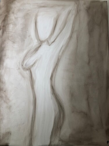 Peinture intitulée "Sensuality" par Marta Florczyk Art, Œuvre d'art originale, Aquarelle Monté sur Châssis en bois