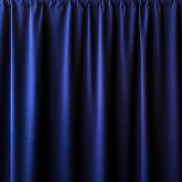 Photographie intitulée "BLUE CURTAIN # 78.…" par Marta Lesniakowska, Œuvre d'art originale, Photographie numérique