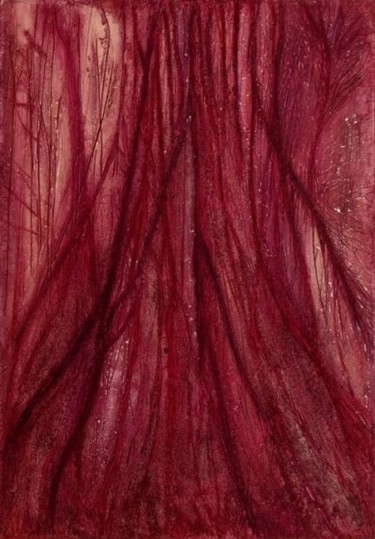 Pintura intitulada "S33|red" por Marta Lowndes, Obras de arte originais