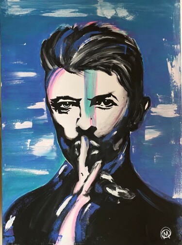 Painting titled "David" by Marta Nolletti, Original Artwork, Acrylic