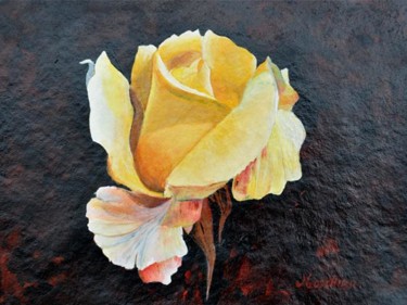 Pintura titulada "Rosas" por Marta Moschiar, Obra de arte original, Oleo