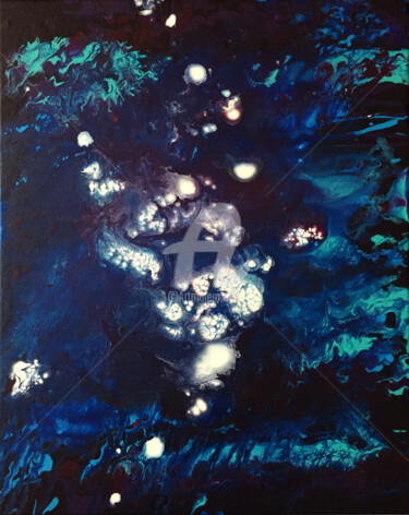 Peinture intitulée "Tempus Horizon" par Marta Motta, Œuvre d'art originale, Acrylique
