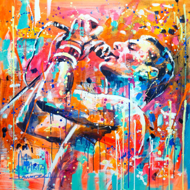 Peinture intitulée "Freddie 2" par Marta Zawadzka, Œuvre d'art originale, Acrylique Monté sur Châssis en bois