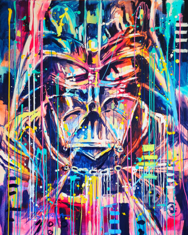 Картина под названием "Vader" - Marta Zawadzka, Подлинное произведение искусства, Акрил Установлен на Деревянная рама для но…