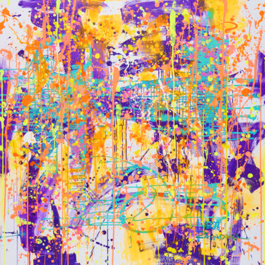 Картина под названием "Window" - Marta Zawadzka, Подлинное произведение искусства, Акрил Установлен на Деревянная рама для н…