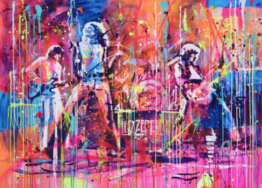 Картина под названием "On the stage" - Marta Zawadzka, Подлинное произведение искусства, Акрил Установлен на Деревянная рама…