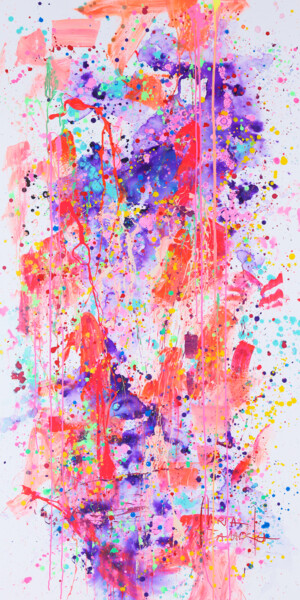제목이 "Spring mist"인 미술작품 Marta Zawadzka로, 원작, 아크릴 나무 들것 프레임에 장착됨