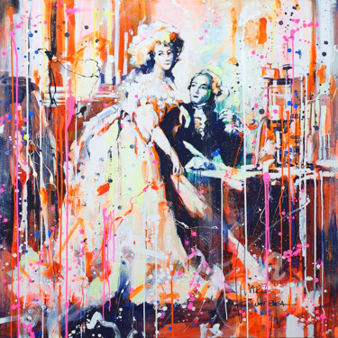 Painting titled "The Lavoisier's mar…" by Marta Zawadzka, Original Artwork, Acrylic Mounted on Wood Stretcher frame