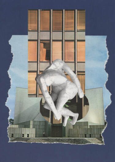 Collages titulada "n° 4 - La creazione" por Martelli, Obra de arte original, Collages