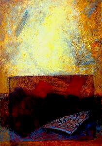 Painting titled "Strength of Light" by Martha Elisa Bojórquez, Original Artwork, Oil