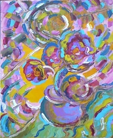 Peinture intitulée "Vent nouveau (acryl…" par Martha Melikian, Œuvre d'art originale