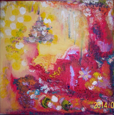 Painting titled "FEERIE" by Martha Melikian, Original Artwork, Other