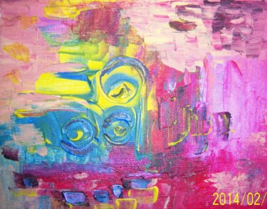 Painting titled "VIE INFINIE" by Martha Melikian, Original Artwork, Other