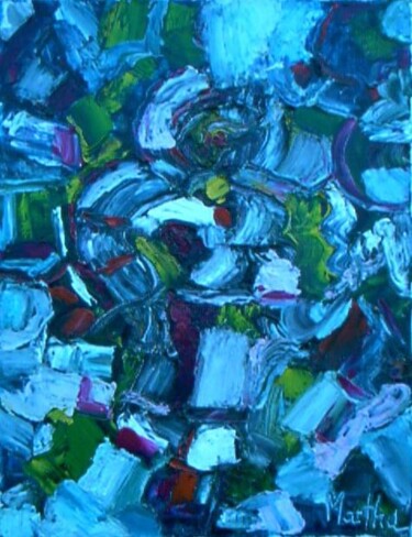 Painting titled "Labyrinthe" by Martha Melikian, Original Artwork