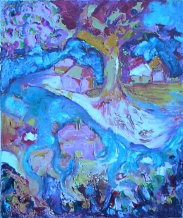 Peinture intitulée "Mystère renaissance" par Martha Melikian, Œuvre d'art originale, Autre