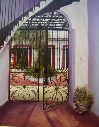 Painting titled ""Pasesn... Sueñen c…" by Martha Miguez, Original Artwork