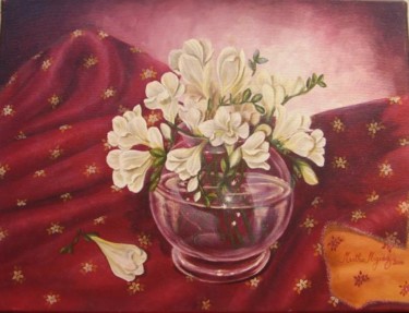 Painting titled "Pureza" by Martha Miguez, Original Artwork