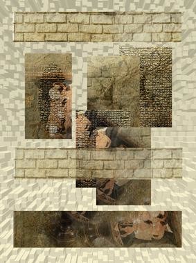 Arte digital titulada "Serie Tras el Muro" por Martha Zylbersztejn, Obra de arte original