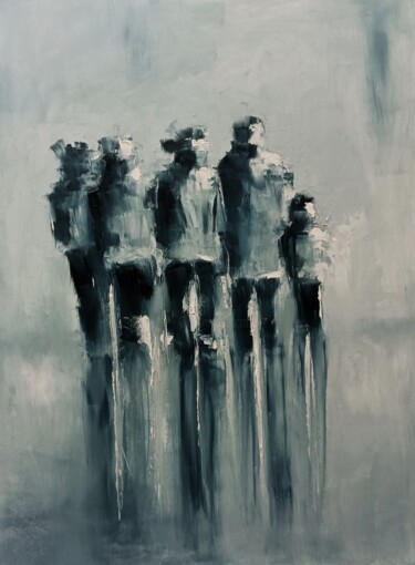 Malerei mit dem Titel "Abstract figure ref…" von Marinko Šarić, Original-Kunstwerk, Öl